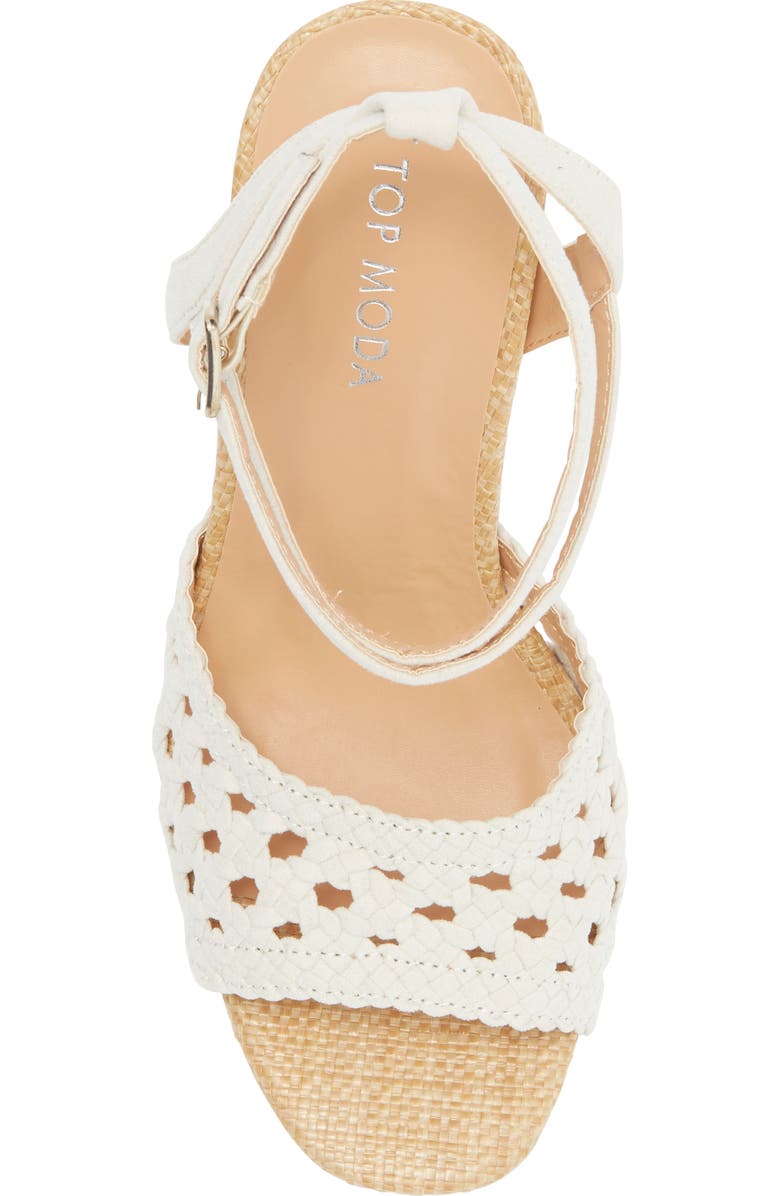 TOP GUY SHOES Eleanor Platform Sandal, Alternate, color,