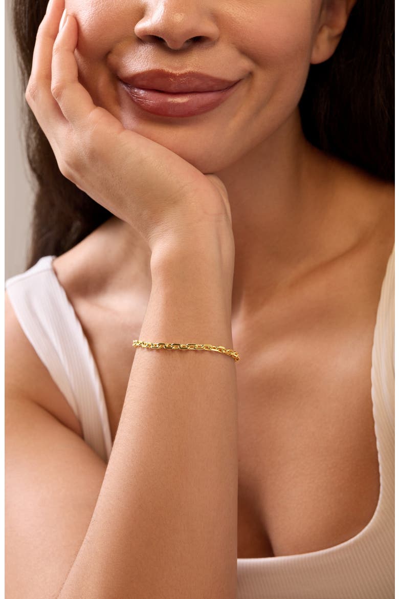 14K Gold Chain Link Bracelet, Alternate, color, 14K YELLOW GOLD