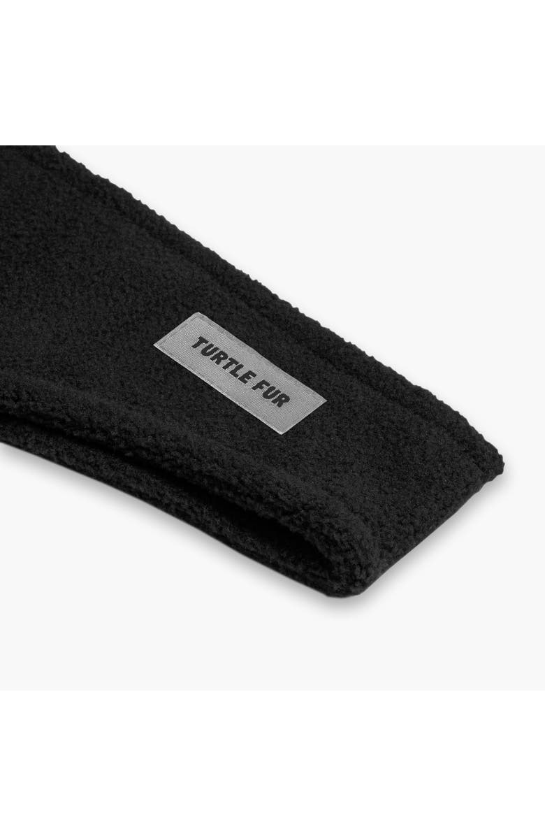 Turtle Fur Bang Band Fleece Headband, Alternate, color, Black