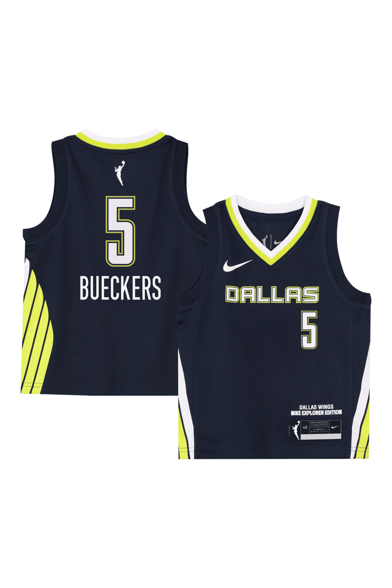 Toddler Nike Paige Bueckers Navy Dallas Wings Victory Jersey - Explorer Edition, Main, color, Navy