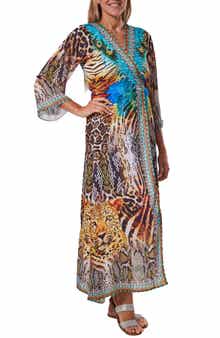 RANEES Cheetah Mix Longline Duster
