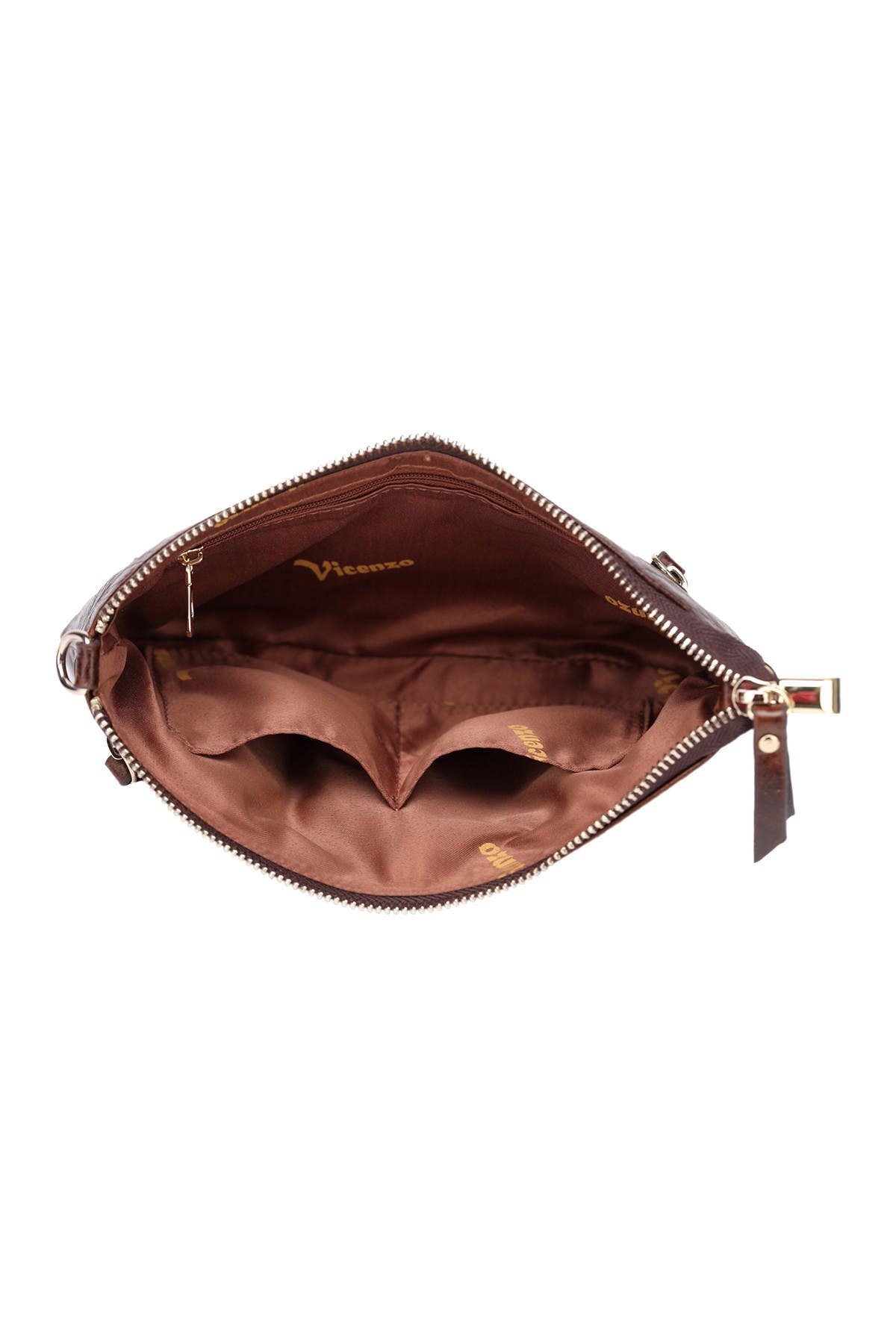 VICENZO LEATHER Maci Distressed Leather Crossbody Clutch, Alternate, color, 