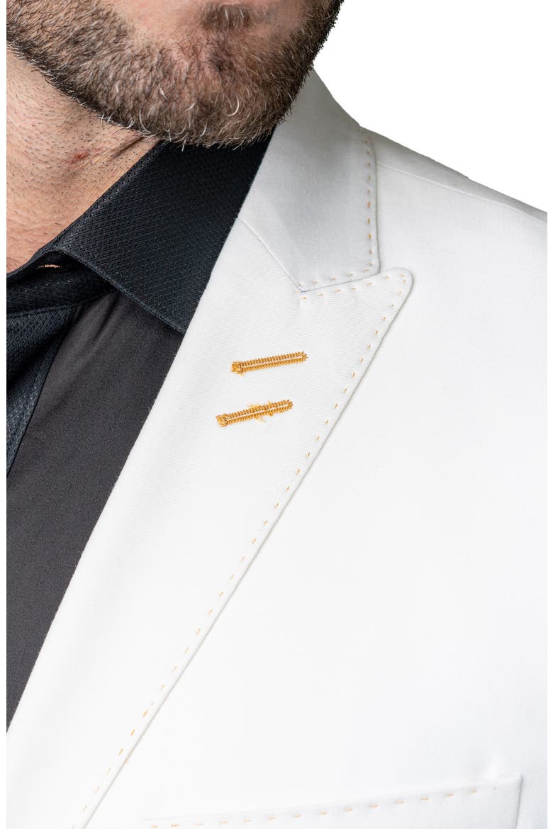 Descartes Classic White Sport Coat, Alternate, color, WHITE