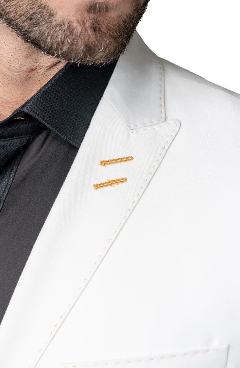 Maceoo Descartes Classic White Sport Coat, Alternate, color, White