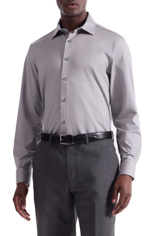 Bugatchi Jimmy Ooohcotton® Button-up Shirt In Gray
