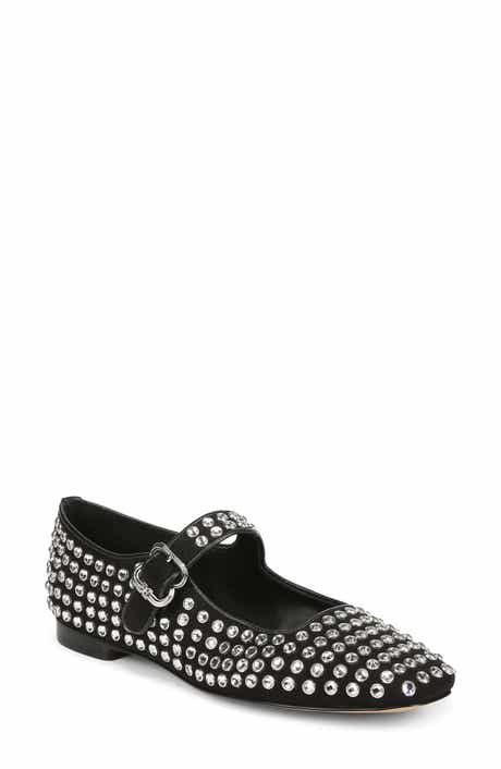 Sam Edelman Michaela Rhinestone Mary Jane Flat