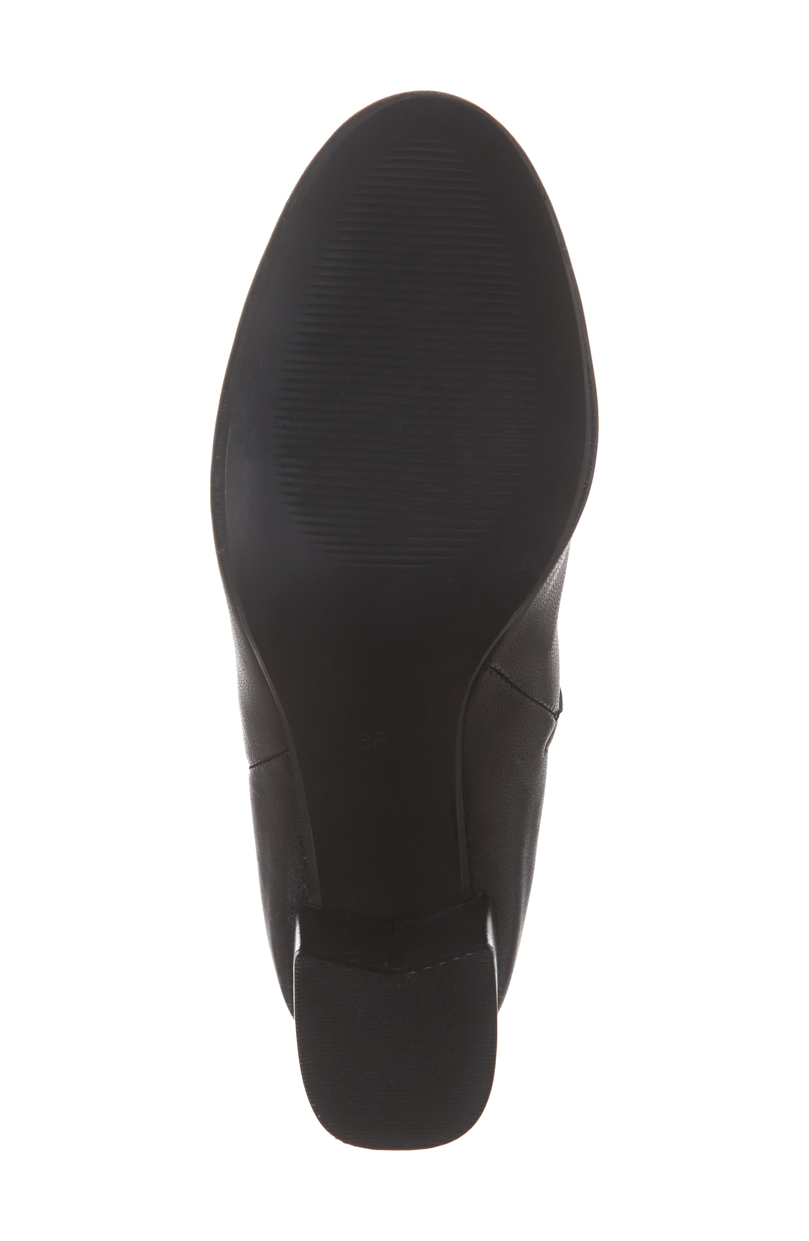 Elise Leather Bootie, Alternate, color, BLACK