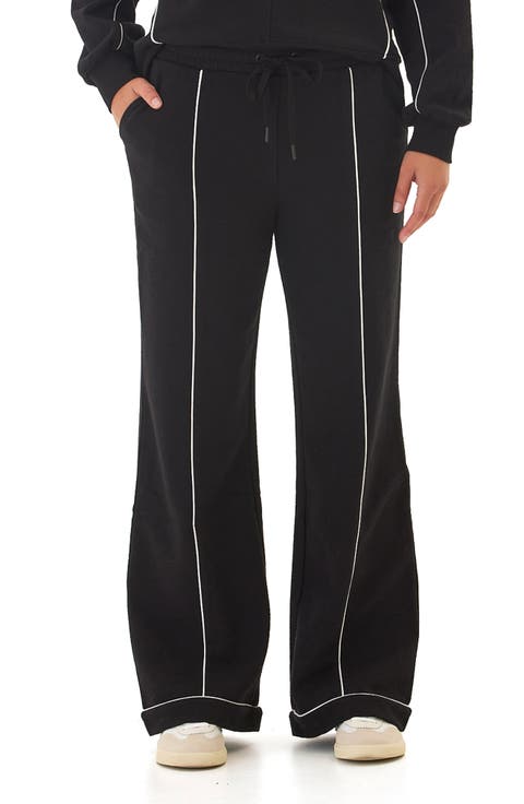 Milly Piped Wide Leg Pants