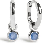 Monica Vinader Birthstone Huggie Hoop Earrings
