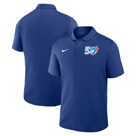 Men's Nike Royal Toronto Blue Jays 50th Season Victory Dri-FIT Polo