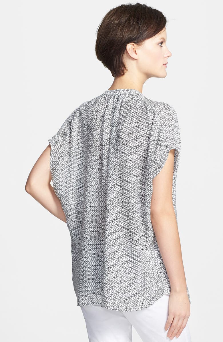 Vince 'Popover' Print Blouse, Alternate, color, Coastal Combo