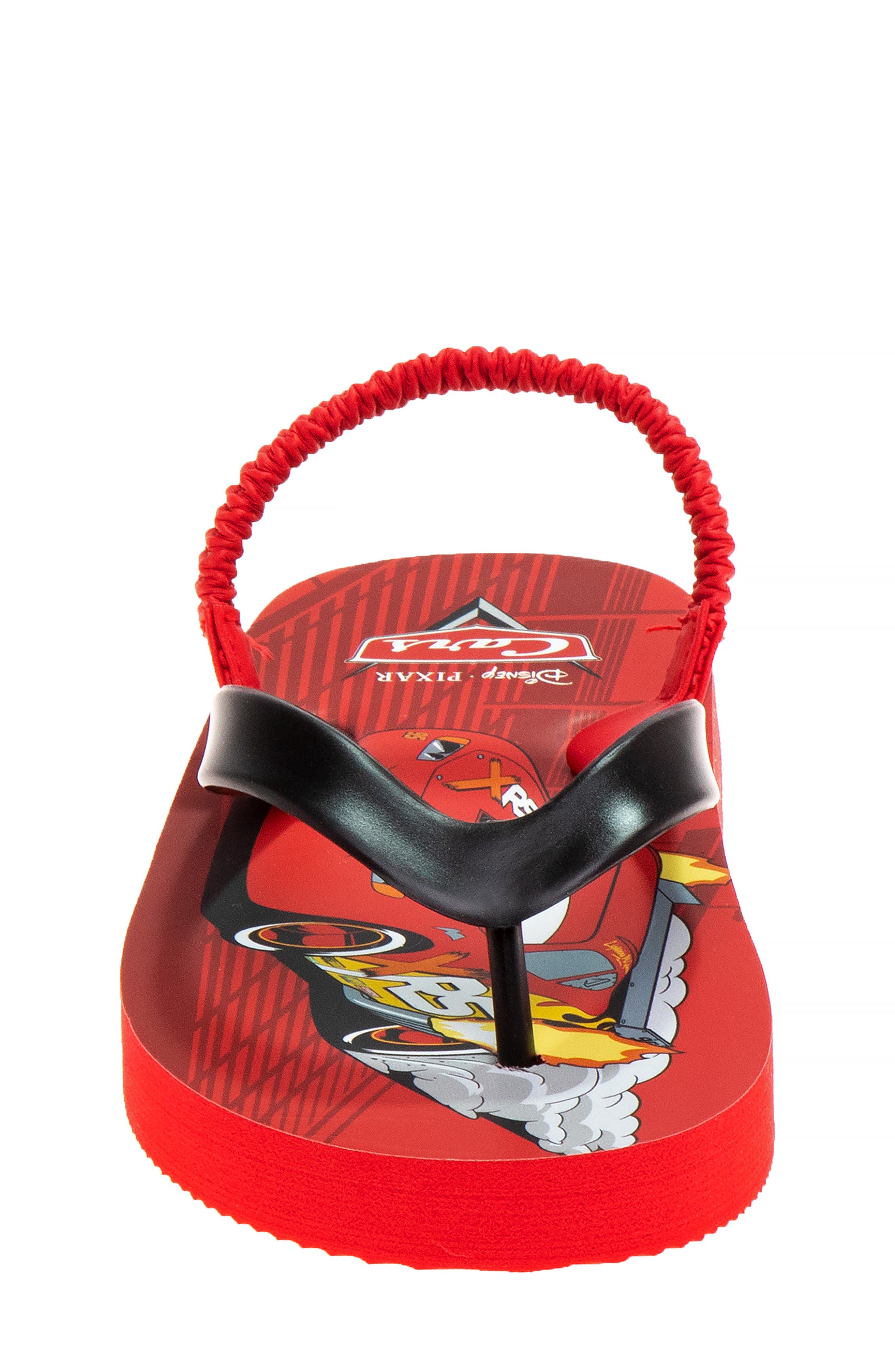 JOSMO Kids' Pixar<sup>®</sup> Lightning McQueen Flip Flop Sandal, Alternate, color, 