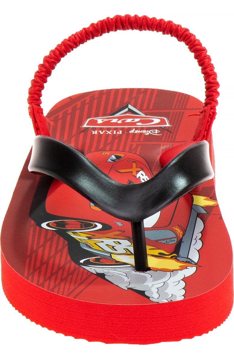 JOSMO Kids' Pixar<sup>®</sup> Lightning McQueen Flip Flop Sandal, Alternate, color,