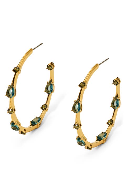 Hera Elongated Hoop Earrings