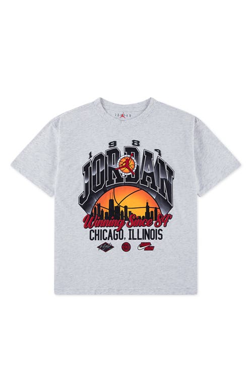 Jordan Boys Skyline Wins T-shirt In Gray