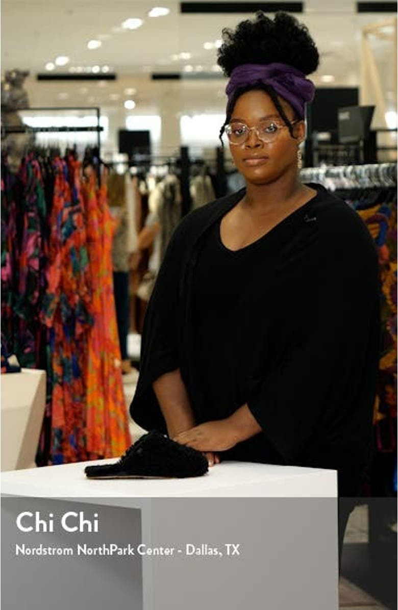 Maxi Curly Genuine Shearling Clog, sales video thumbnail