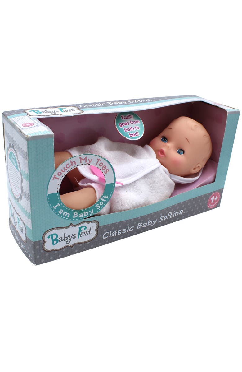 Baby's First Bathtime With Softina White Toy Doll All Ages, Alternate, color, Multicolored