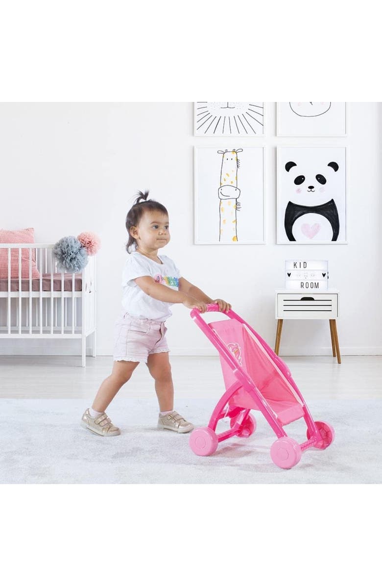 Dolu Doll Stroller Toy, Alternate, color, Multicolored