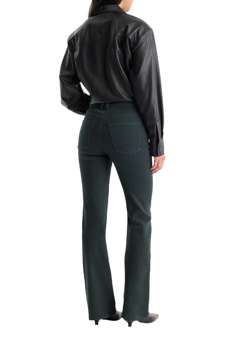Good Classic High Waist Bootcut Jeans, Alternate, color, FOREST GREEN