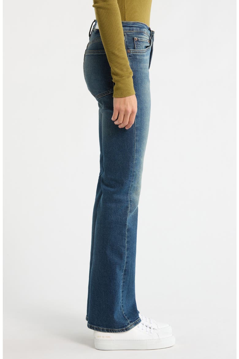 Low Rise Micro Bootcut Jeans, Alternate, color, SMOKE WATER