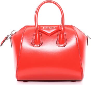 Givenchy Mini Antigona Box Leather Satchel | Nordstrom