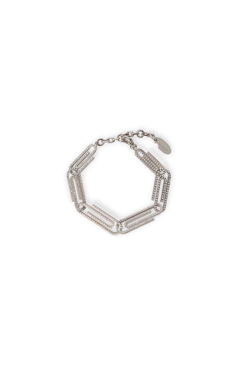 OFF WHITE Women's Paperclip Chain Strass Bracel, Main, color,