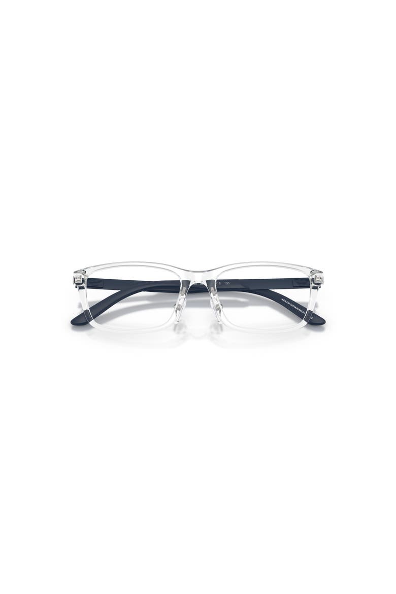 49mm Rectangle optical glasses, Alternate, color, Transparent