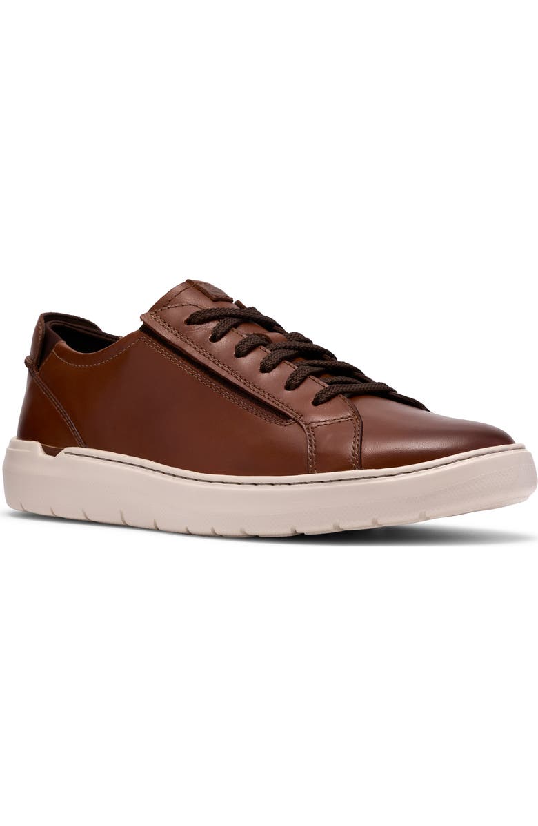 Clarks<sup>®</sup> Flexwell Lace Low Top Sneaker, Main, color, Tan