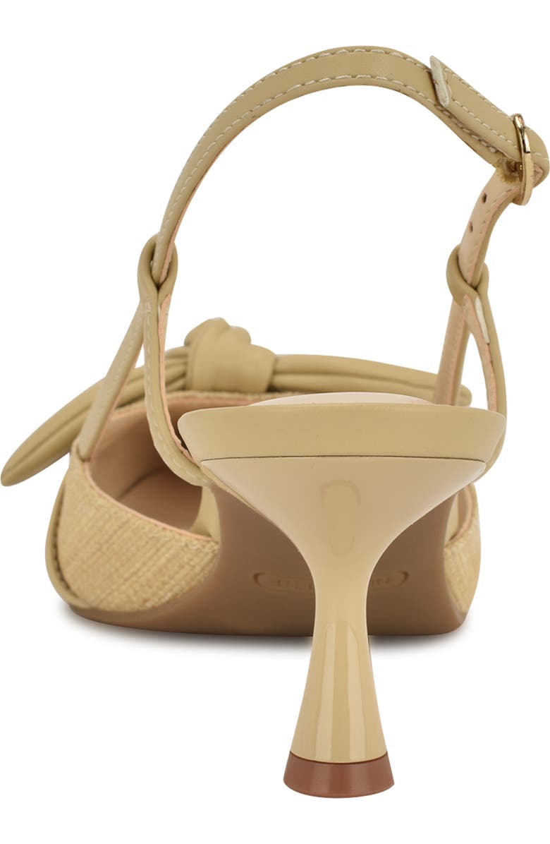 Nine West Reaba Slingback Sandal, Alternate, color, Light Natural