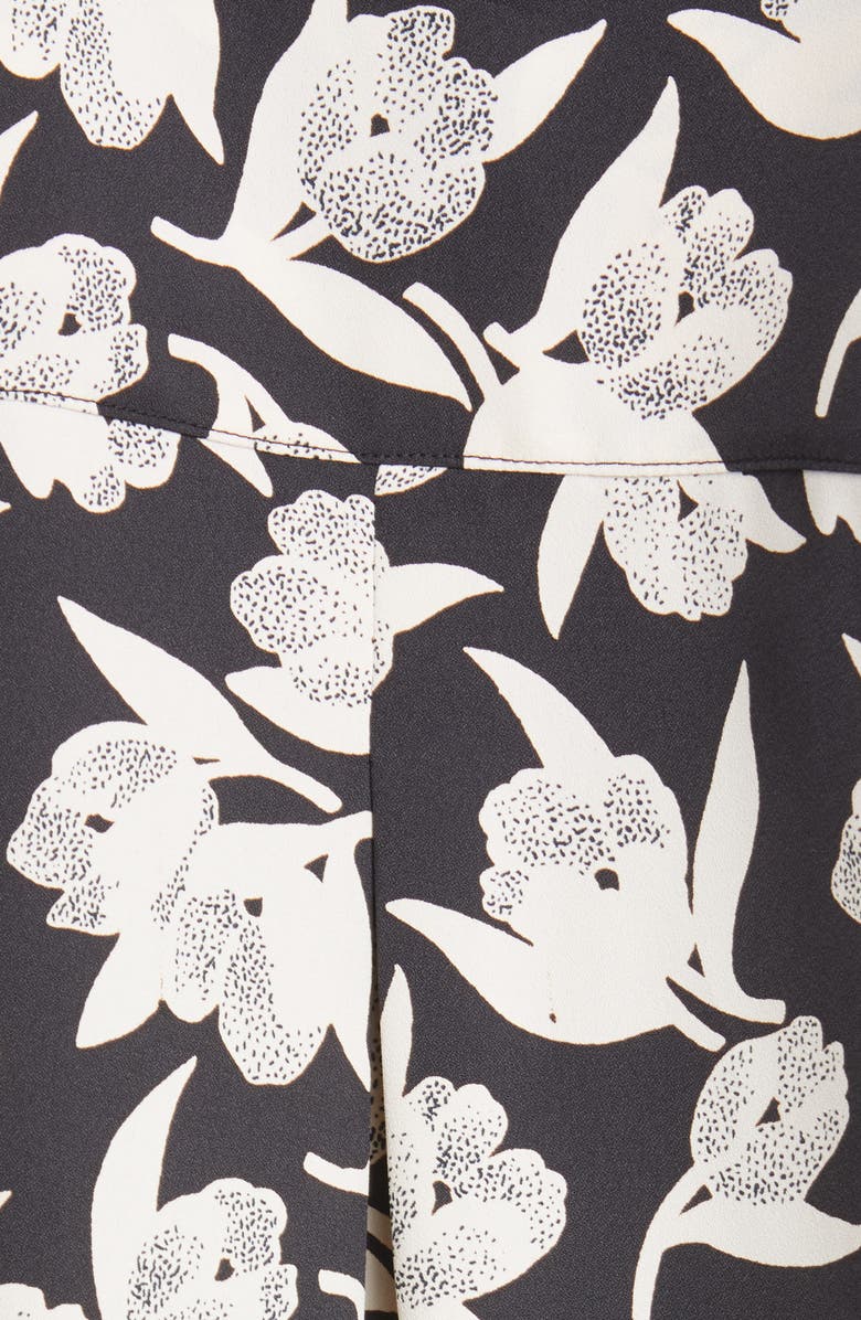 Joie Solace Floral Print Split Neck Top, Alternate, color, 