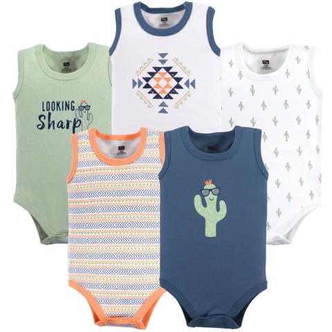 Soft Cotton Sleeveless Bodysuits