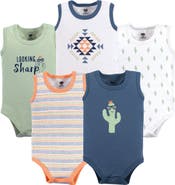 Hudson Baby Soft Cotton Sleeveless Bodysuits