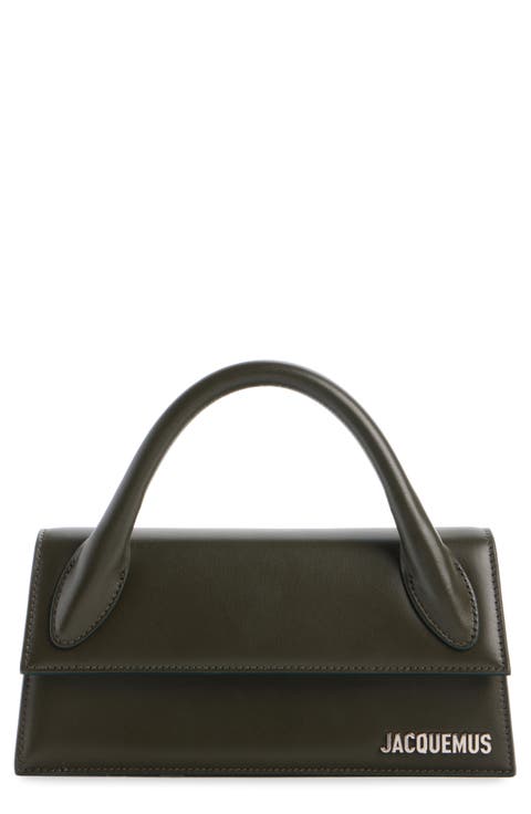 Le Bambino Long Leather Top Handle Bag
