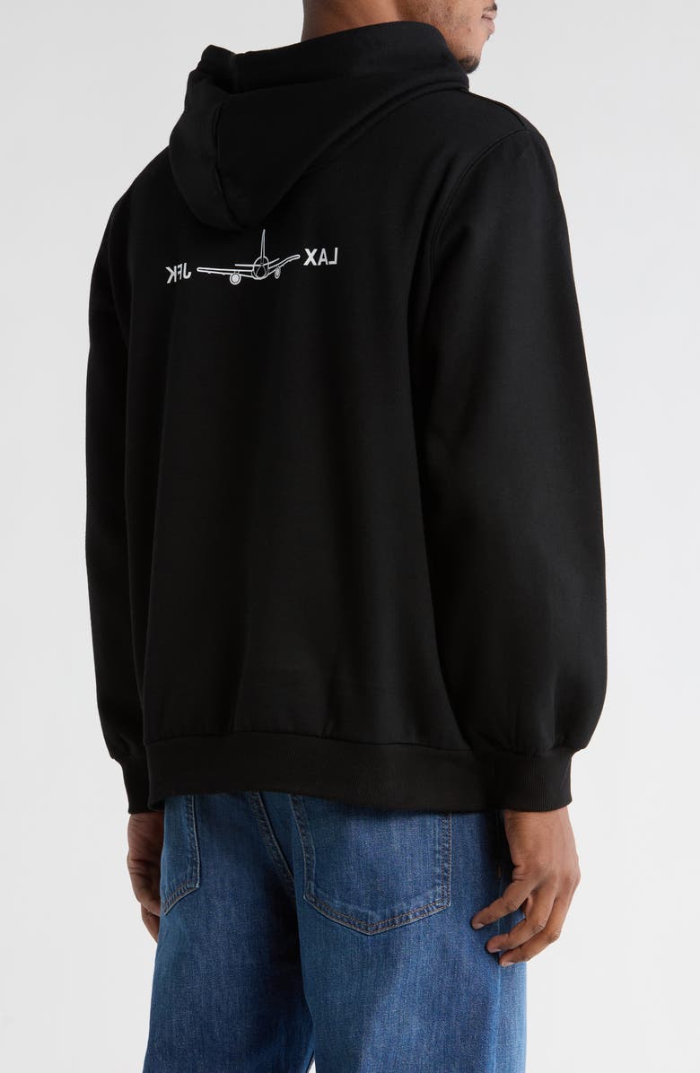 patrick. LAX to JFK Hoodie, Alternate, color, Black