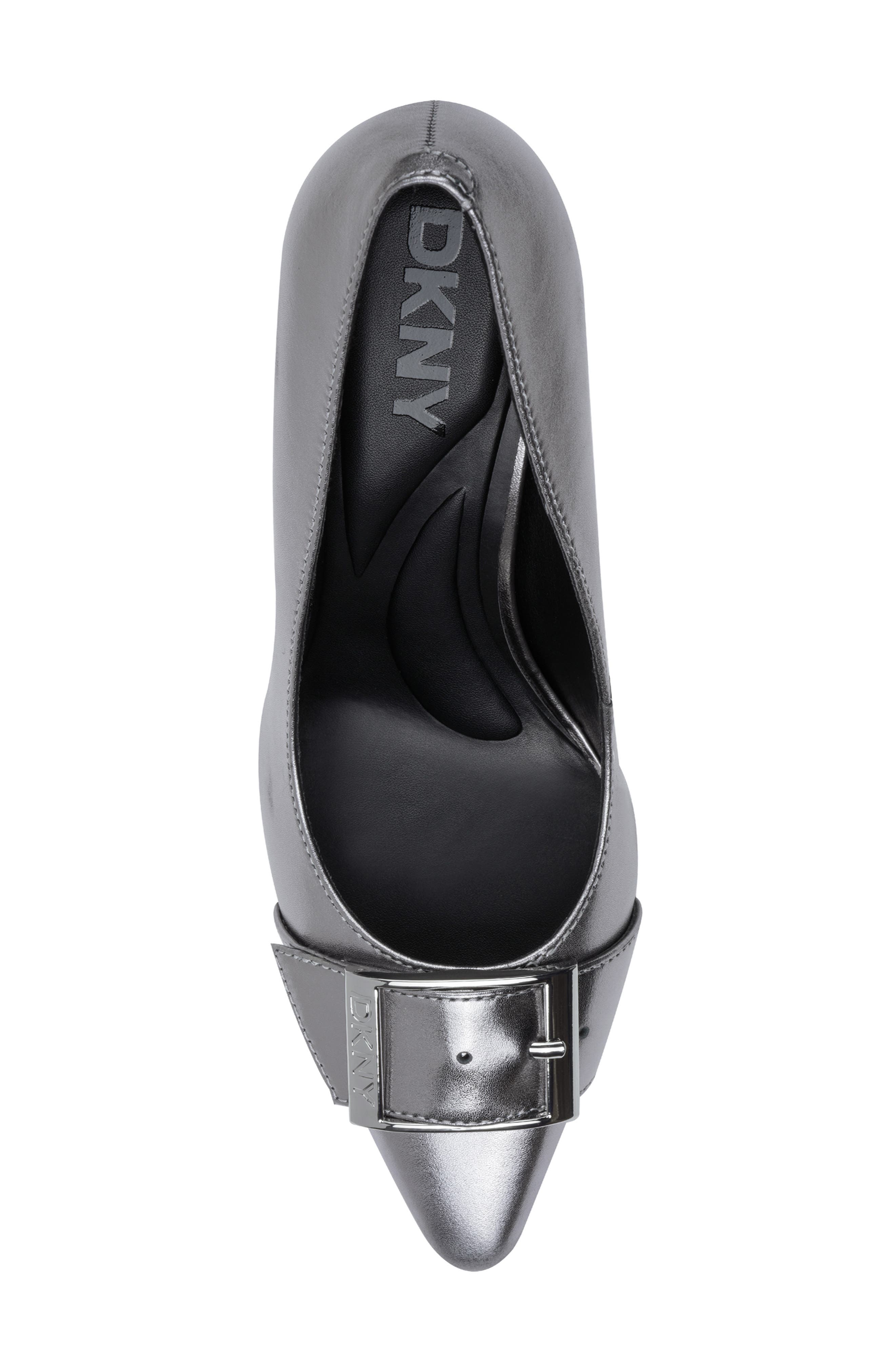 DKNY Nashbrook Pump, Alternate, color, Nickel