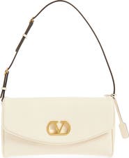 Valentino Garavani Small DeVain Leather Shoulder Bag