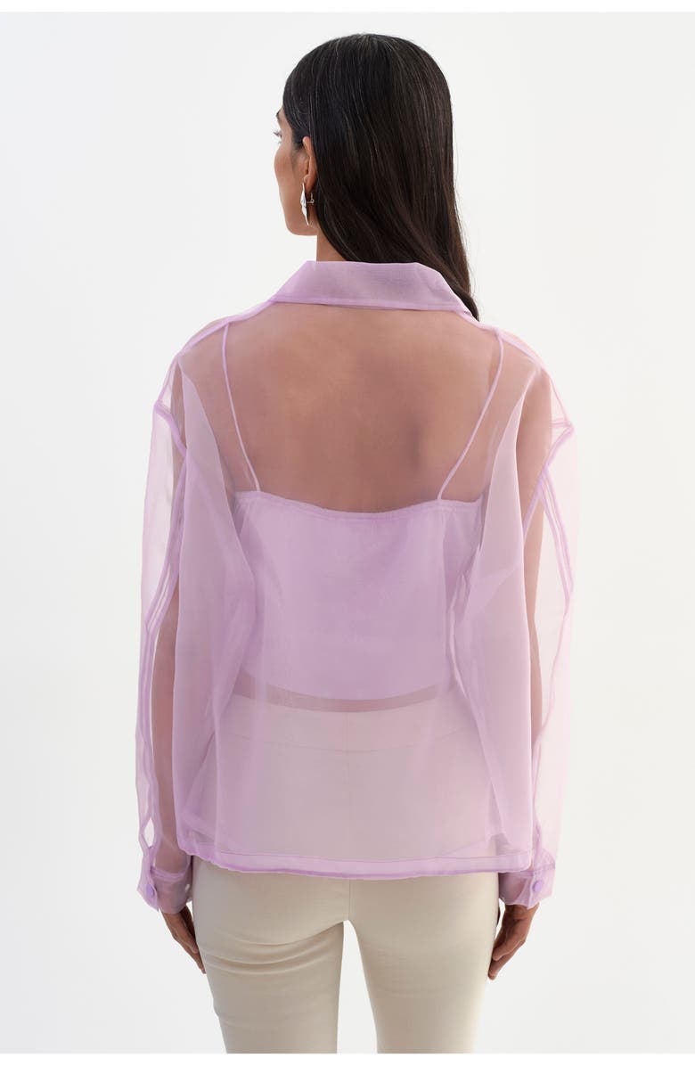 LAMARQUE Verma | Sheer Jacket, Alternate, color, Lilac