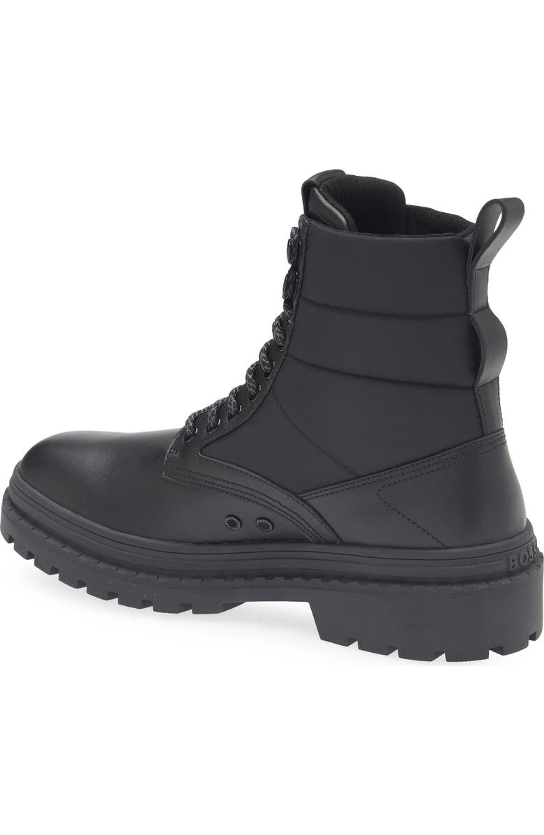 BOSS Nebular Mixed Media Lug Sole Boot, Alternate, color,