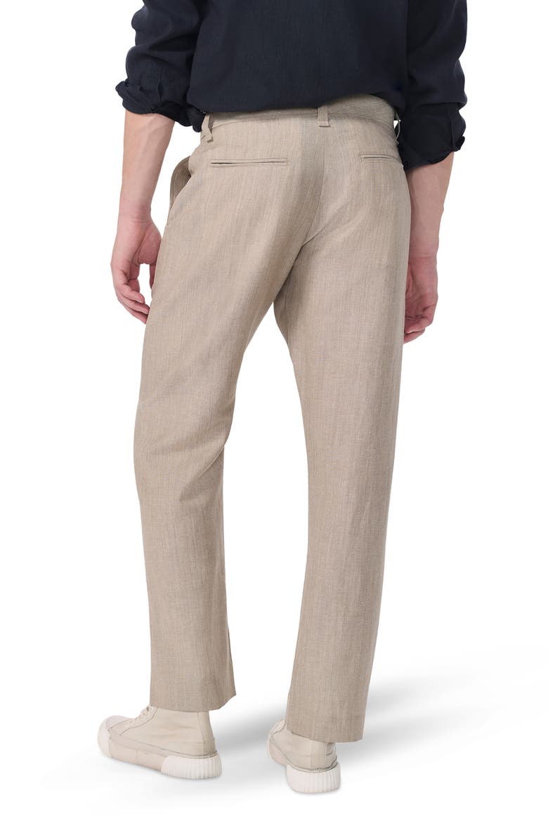 rag & bone Evan Tapered Donegal Wool Blend Pants, Alternate, color, Beige