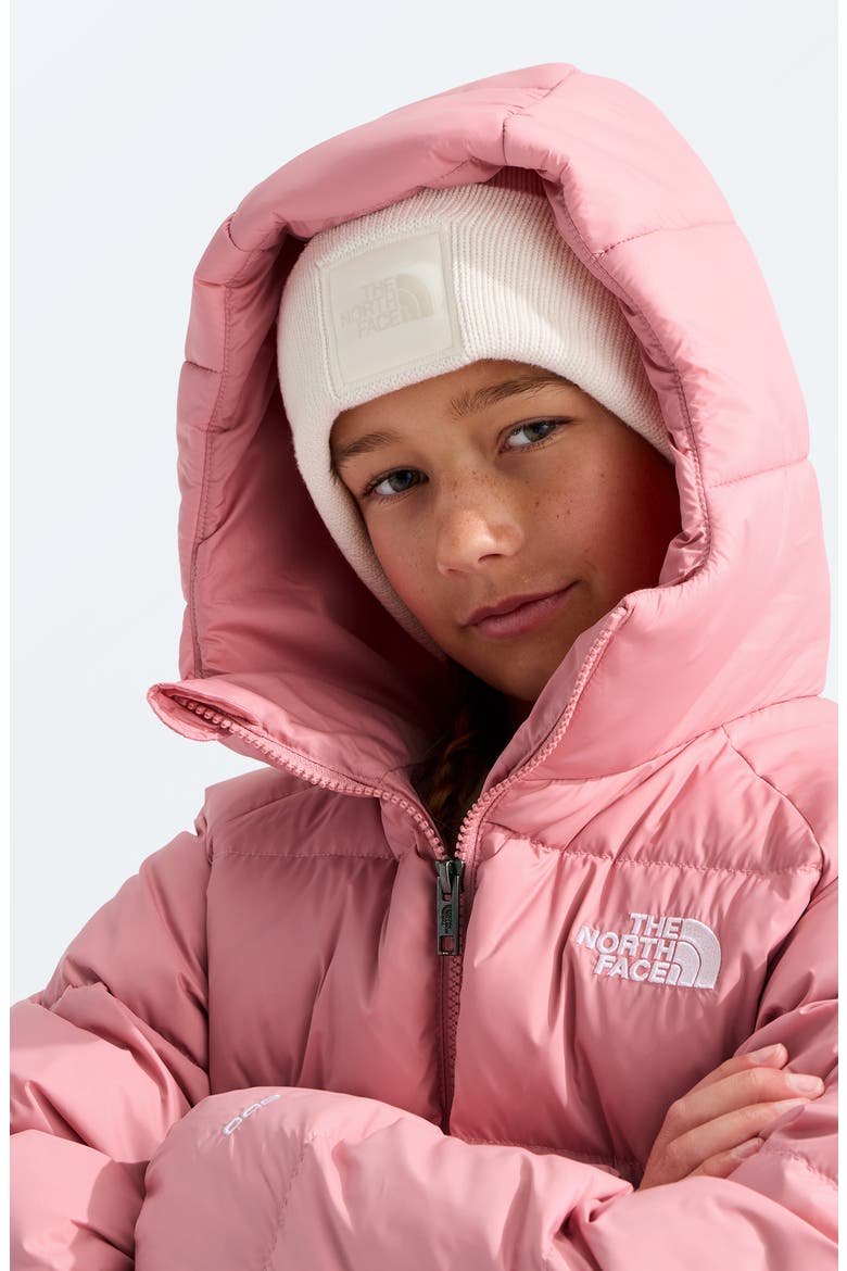 Kids' Hydrenalite Down Hooded Jacket, Alternate, color, PRIMROSE