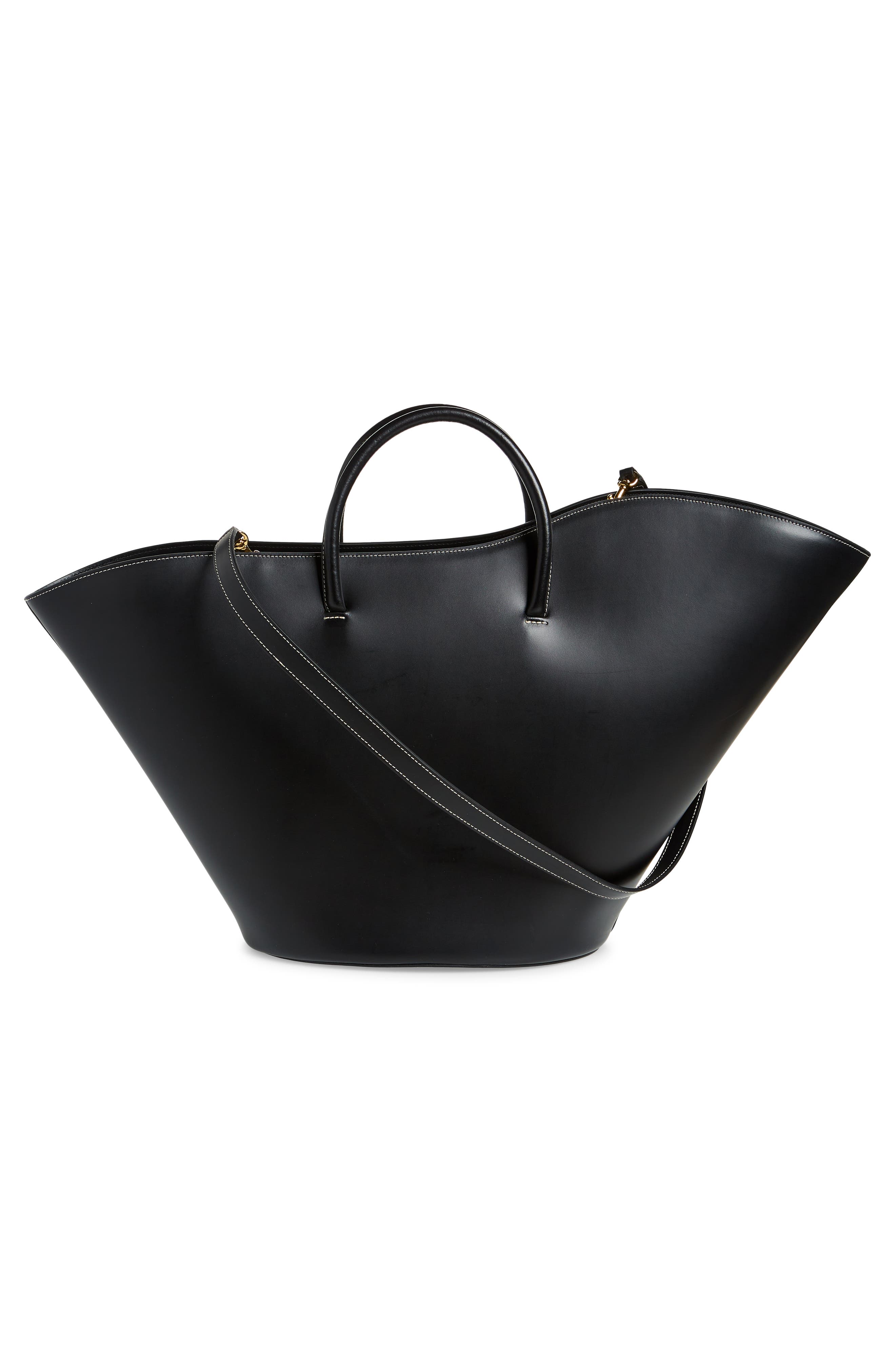 Little Liffner Large Tulip Leather Tote, Alternate, color, 