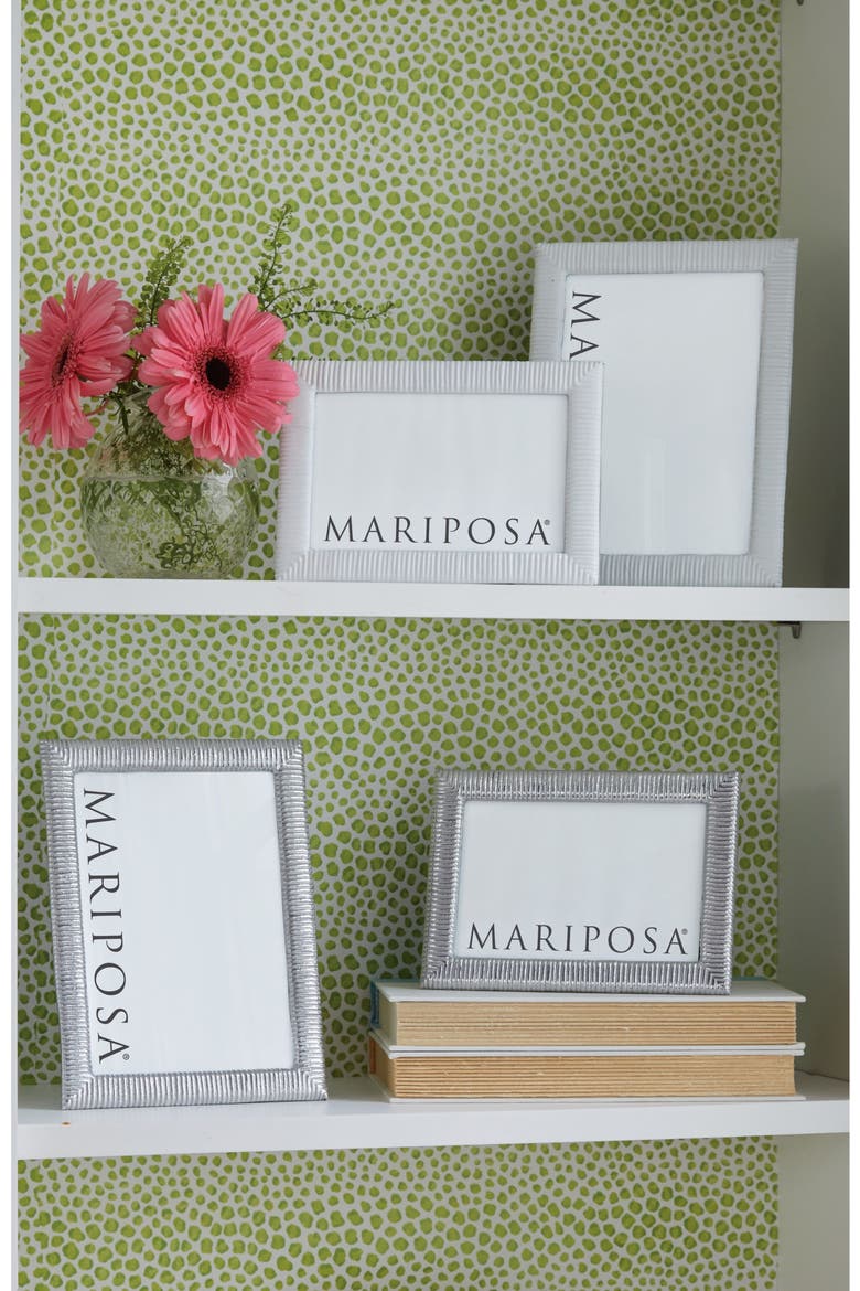 Woven Texture 4 x 6-Inch Picture Frame, Alternate, color, WHITE