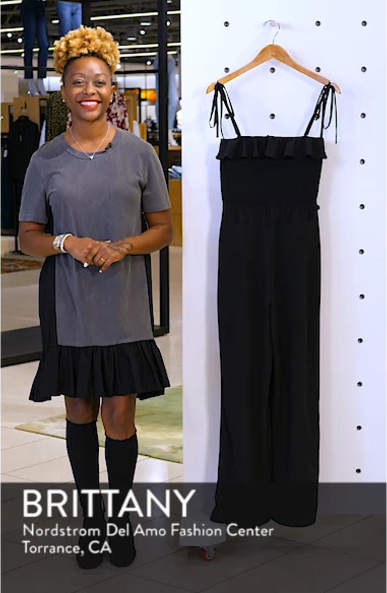 Sangria Strapless Jumpsuit, sales video thumbnail