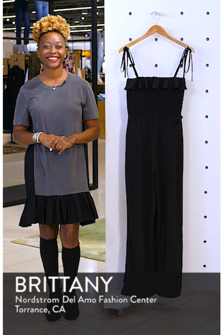 Sangria Strapless Jumpsuit video