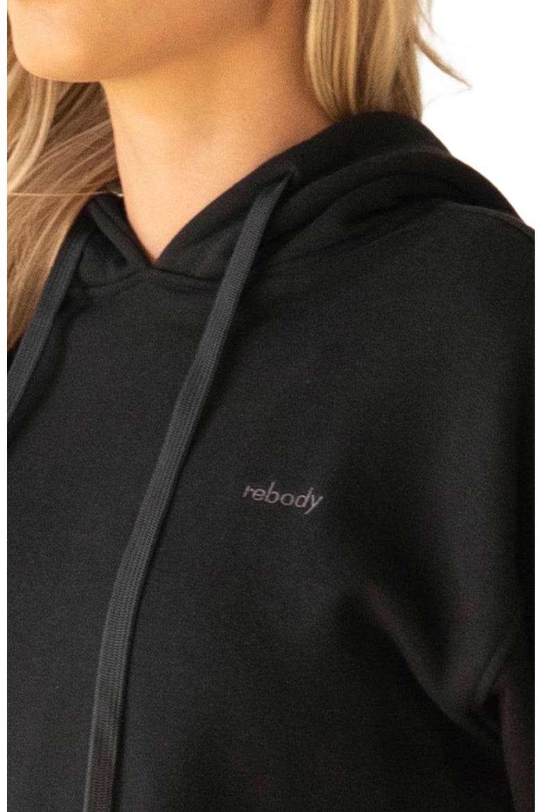 Rebody Lifestyle Hoodie, Alternate, color, Metropolis Black/Slate
