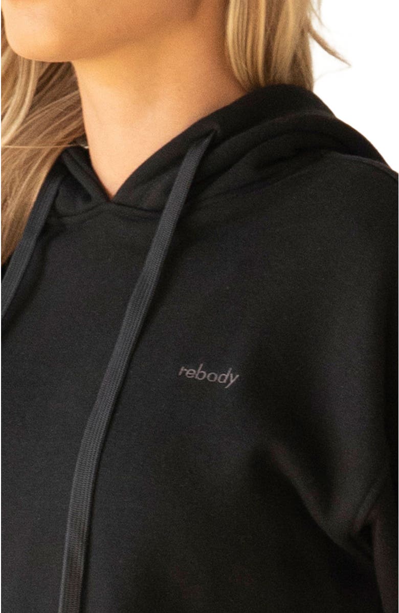 Rebody Active Rebody Lifestyle Hoodie, Alternate, color, Metropolis Black/Slate