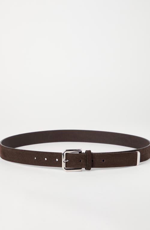 Brunello Cucinelli Leather Belt In Black