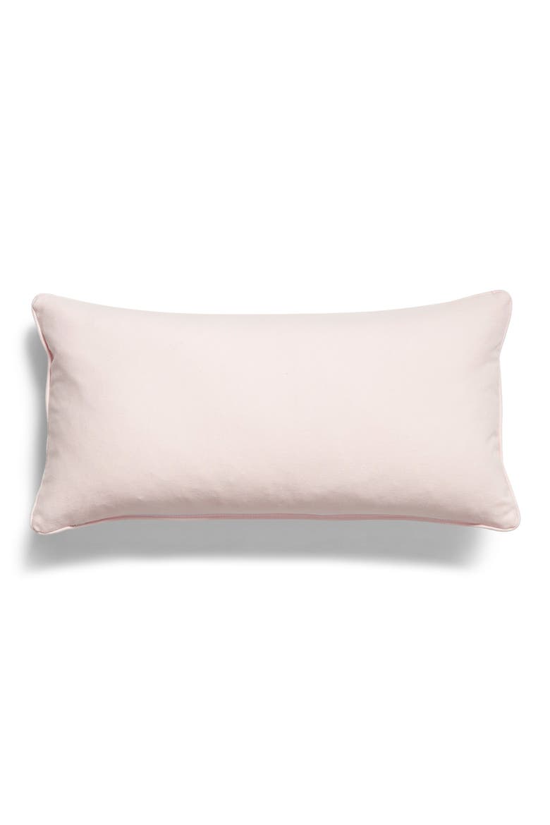 Sequin Bunnies Accent Pillow, Alternate, color, BLUSH