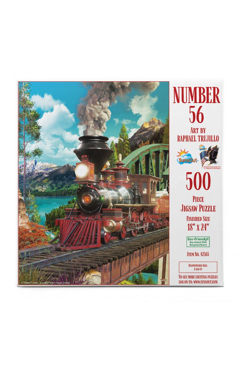 Sunsout Number 56 500 piece Jigsaw Puzzle for Adults, Alternate, color, Multicolor