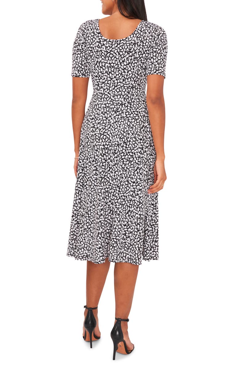 Chaus Floral Print Midi Dress, Alternate, color,